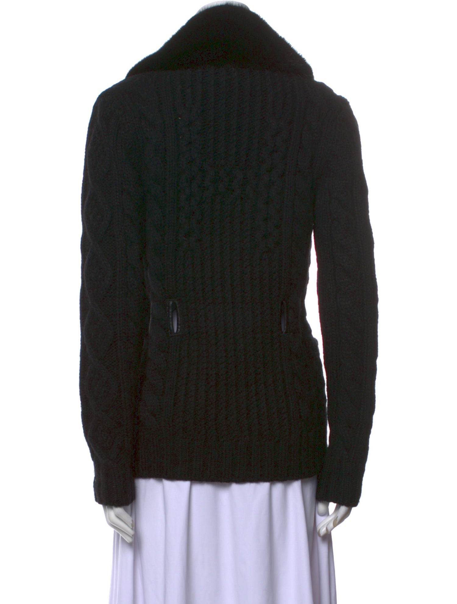 Hermès Cashmere Open Front Sweater